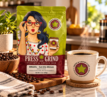 Load image into Gallery viewer, Brazil Sul De Minas : Single Origin Whole Bean Coffee, 100% Arabica Coffee